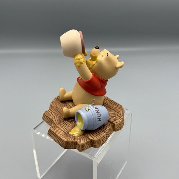 Vtg Disney Pooh and Friends Winnie the Pooh Figurine Life Is Sweet Hunny Pot - Picture 1 of 16